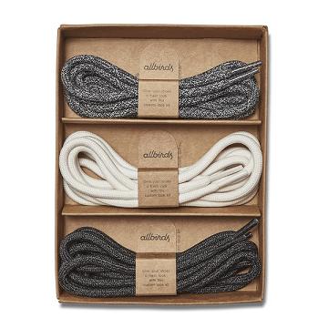 Lacets Allbirds Runner Kit Homme Grise Blanche Noir | FR4668MA